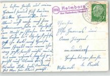 57629 W5239 Heimborn - Landpoststempel Kroppacher Schweiz Nister