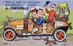 38000 Grenoble - Grenoble (Frankreich) Leporello I-II