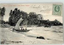 Colombo 1907 - Fischerboot Hotel