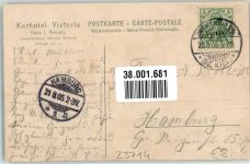 23714 W2423 Bad Malente-Gremsmühlen 1905 Gebrauchsspuren Hotel Victoria