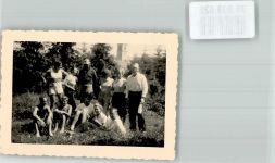94474 W8358 Vilshofen an der Donau 1935 FOTO KEINE AK Eine Gruppenaufnahme von jungen Leuten Ort handschriftlich