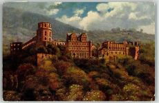 69115 W6900 Heidelberg , Neckar - sign. Hoffmann, Heinrich Schloss