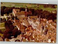 97990 W6992 Weikersheim Foto AK Fliegeraufnahme Ort handschrfitlich Foto Original aus Archiv eines Ansichtskartenverlags