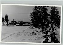 72250 W7290 Kniebis Privatfoto AK Der Ort tief verschneit im Winter Ort handschriftlich