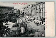 80100 Napoli - Via S Carlo e Giardino Reale Straßenbahn