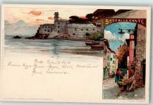 16039 Sestri Levante 1903 Künstlerkarte sign Manuel Wielandt