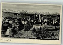 88161 W8998 Lindenberg i. Allgäu Foto AK Kirche Berge