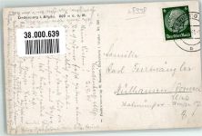 88161 W8998 Lindenberg i. Allgäu Foto AK Kirche Berge