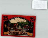 38879 O3706 Schierke am Brocken 1921 Notgeldschein Gutschein über 25 Pfennig Goethe's Faust Dorfstraße