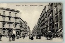 80100 Napoli - Via Roma Monumento C Poerio