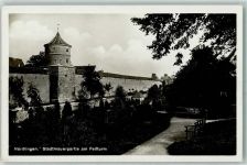 86720 W8860 Nördlingen - Stadtmauerpartie am Feilturm