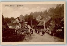 38879 O3706 Schierke am Brocken - Viehtrieb durch die Dorfstraße unterhalb der Bergkirche