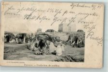 Dschibuti 1905 - Confection de couffins