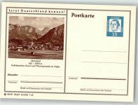 87561 W8980 Oberstdorf Ganzsache