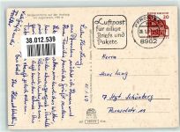 87459 W8962 Pfronten 1967 Winter Bergwachthütte auf der Hochalp Ort lt. Stempel