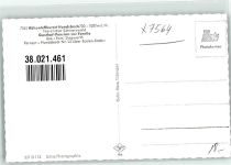 76596 W7564 Hundsbach , Baden Foto AK Gasthaus Pension zur Forelle