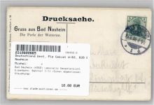 61231 W6350 Bad Nauheim - Bad Nauheim (6350) Leporello Gesamtansicht, Eisenbahn, Bahnhof I-II (Ecken abgestossen, Stauchung)