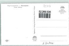 91278 W8573 Pottenstein , Oberfr - Marktplatz Sparkasse Burg Brunnen Kirche