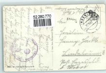 89407 W8880 Dillingen a d Donau 1942 - Stempel WK II Eckbug