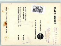 Marc Andre Autogramm origin. Unterschrift Schlagersänger KEINE AK