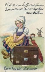 1201 Hilversum - Hilversum (Niederlande) Leporello Windmühle I-II