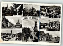 91207 W8560 Lauf a d Pegnitz Foto AK Judenturm Marktplatz Rathaus Pegnitzbrücke Kaiser-Wenzel-Schloss Moritzberg Unteres Tor Oberes Tor Fotograf Dennerlein