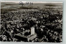 38100 W3300 Braunschweig Foto AK Fliegeraufnahme der Innenstadt