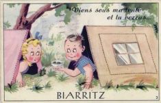 64200 Biarritz - Biarritz (Frankreich) Leporello I-II