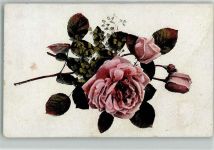 Blumen Rose Künstlerkarte