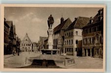 91781 W8832 Weißenburg i Bay - Marktplatz Brunnen
