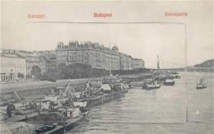 Budapest - Budapest (Ungarn) Leporello, Donaupartie I-II (Abschürfungen RS)