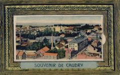 59540 Caudry - Caudry (Frankreich) Leporello Teilansicht I-II (Klebereste VS)