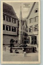 72574 W7432 Bad Urach 1914 - Marktbrunnen