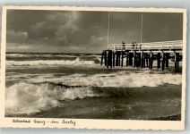 Ostseebad Cranz Selenogradsk Foto AK Am Seesteg