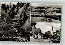 88239 W7988 Weiler im Allgäu Foto AK Hausbachklamm Hochgrat Kirche Gruss
