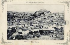 Le Puy (Elsass) Leporello, Gesamtansicht II (fleckig VS/RS, kleiner Einriss Leporelloverschluss)