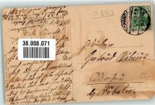 01814 O8320 Schmilka 1916 Gebrauchsspuren Pension Waldfrieden