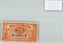 42103 W5600 Elberfeld 1919 Notgeldschein Gutschein über 25 Pfennig