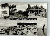 18375 O2383 Ostseebad Prerow 1980 Foto AK Schwimmbad Strand Campinplatz