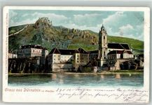 3601 Dürnstein 1901 Foto AK Kirche