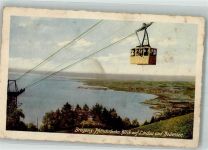 88131 W8990 Lindau Bodensee 1941 Foto AK Seilbahn Pfänderbahn