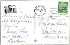 27498 W2192 Helgoland 1956 Foto AK Hafen MS Wappen von Hamburg Westküste