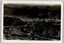 56112 W5427 Niederlahnstein 1942 Foto AK mit Burg Lahneck Stolzenfels und Allerheiligenkapelle