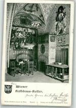 1010 Wien 1. Bezirk, Innere Stadt 1900 - Gasthaus Wiener Rathaus-keller