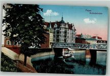 Posen Poznan Foto AK Wallischeibrücke