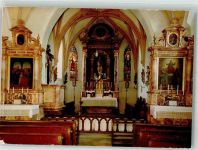 83257 W8211 Gollenshausen a Chiemsee - Altarraum der Pfarrkirche
