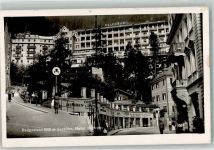 5640 Bad Gastein 1946 Foto AK Hotel Bellevue