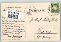 86899 W8910 Landsberg a. Lech 1907 - Panorama des Ortes mit Stadtpfarrkirche Mariä Himmelfahrt und Heilig-Geist-Spital Fotograf Sutor