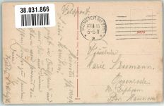 48143 W4400 Münster , Westf 1916 - Panorama des Ortes mit Ludgerikirche Verlag Zieher, Ottmar 9476 Feldpost WK I