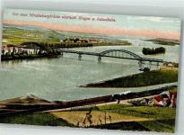55411 W6530 Bingen am Rhein Gebrauchsspuren Hindenburgbrücke